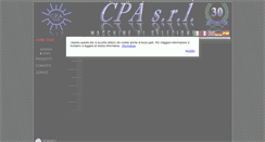 Desktop Screenshot of cpasrl.it