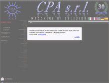 Tablet Screenshot of cpasrl.it